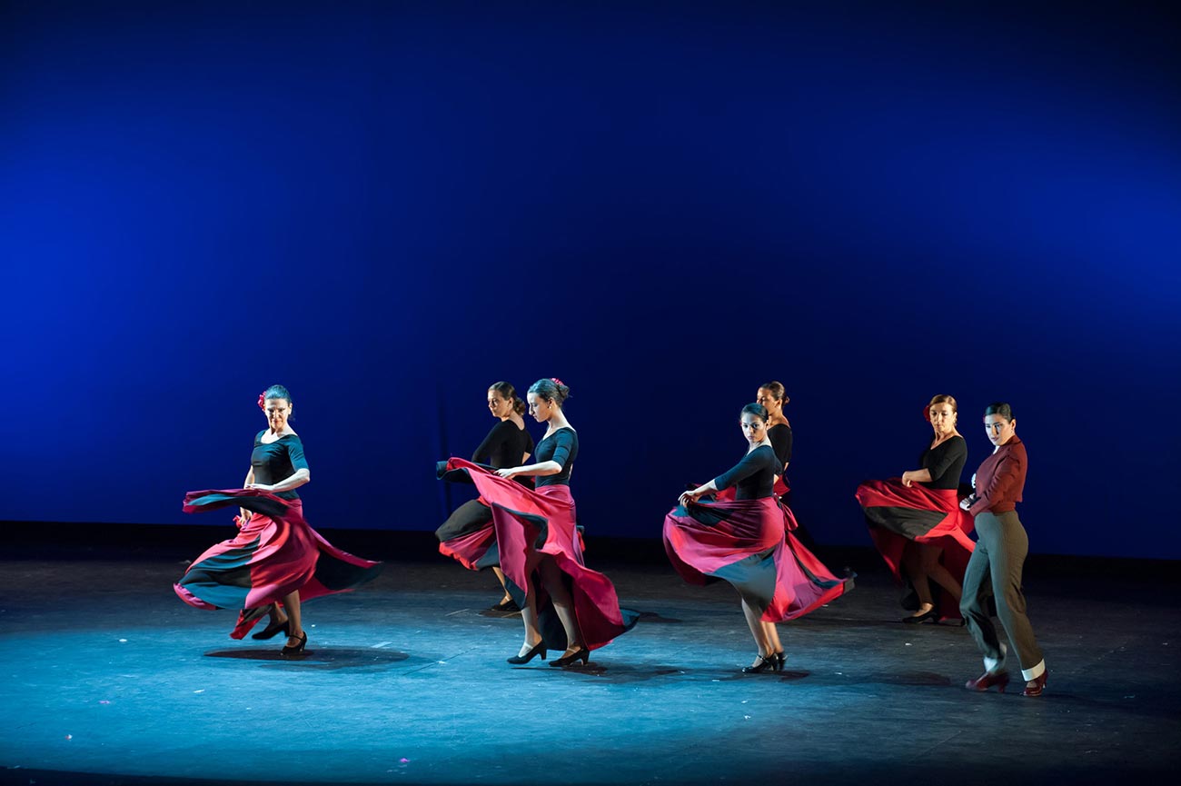 Espectáculo de ballet flamenco