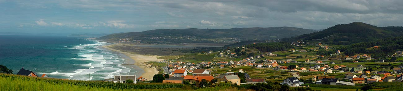 Fotografía de paisaje de costa de Razo (A Coruña)